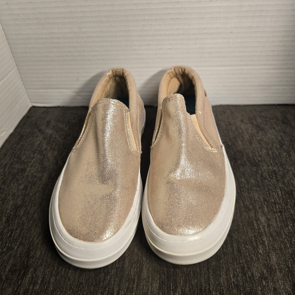Blowfish Malibu Womens Rose Gold Metallic Slip On Sneakers Low Top Shoes Size 7‎